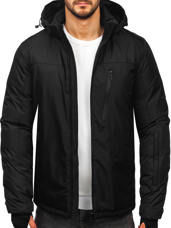 Homme Blouson d'hiver Noir Bolf 91M9901