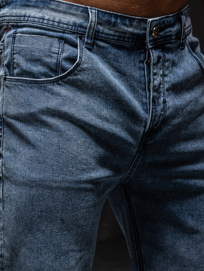 Homme Pantalon court en jean Bleu foncé Bolf MP0274BSA1