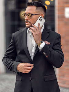 Blazer décontracté noir homme Bolf 24401