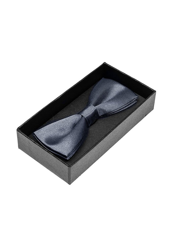 Le nœud papillon élégant gris foncé pour homme Bolf M001