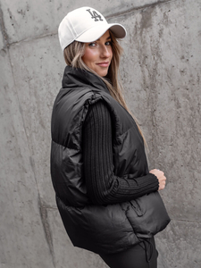 Femme Gilet épais matelassée Noir Bolf 5M3150B