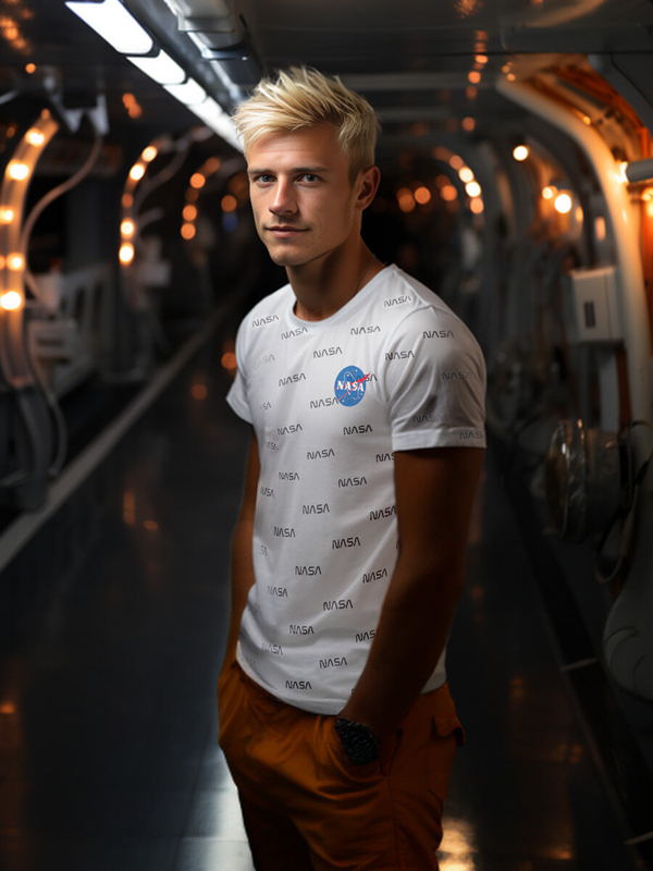 Homme T-shirt imprimé Blanc Bolf 14950A2