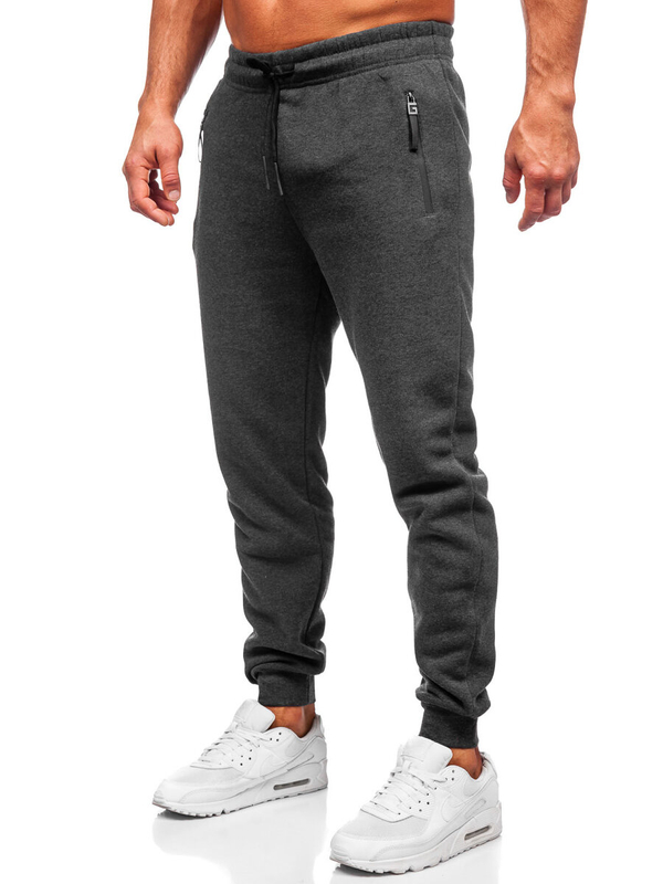 Homme Pantalon jogger de sport Graphite Bolf JX6205