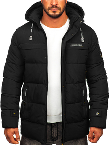 Blouson d'hiver matelassé pour homme noir Bolf 22M58