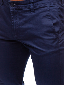 Pantalon chino pour homme bleu foncé Bolf KA6807-11