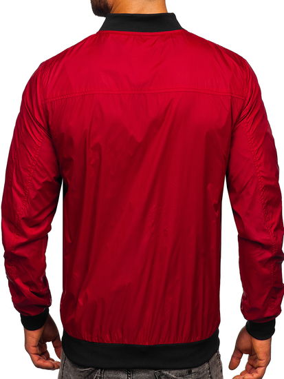 Blouson bomber de transition pour homme bordeaux Bolf 5M708