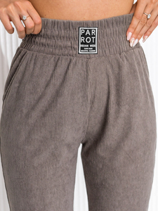 Femme Pantalon sportif en rayures Gris Bolf W7858
