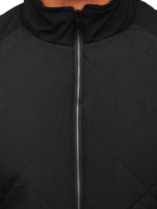 Blouson de transition matelassé pour homme noir Bolf 84M3022