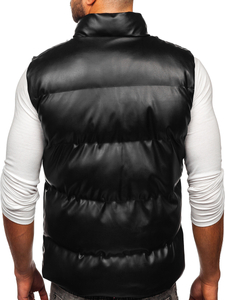 Homme Gilet matelassé Noir Bolf 0023-A