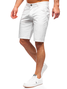 Short blanc pour homme Bolf 1140