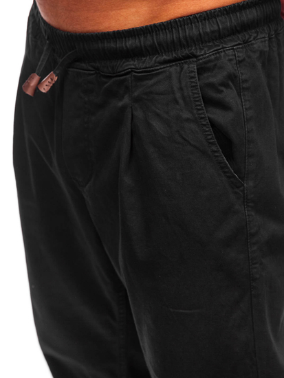Homme Pantalon chino Noir Bolf 6237