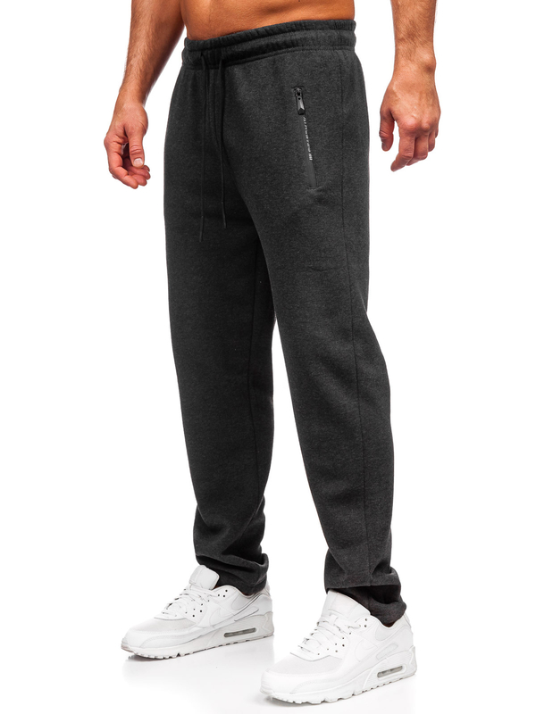 Homme Pantalon de survêtement surdimensionné Anthracite Bolf JX6507