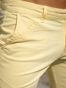 Short jaune clair pour homme Bolf 1142