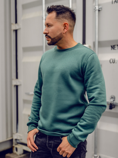 Homme Sweat-shirt Vert Bolf 2001A