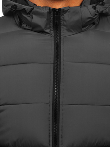 Homme Blouson d'hiver matelassé Graphite Bolf 31M5037