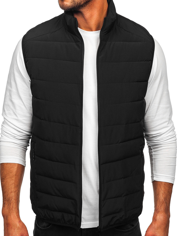 Homme Gilet matelassé Noir Bolf 31M5060