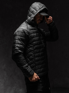 Homme Blouson de transition matelassé Noir Bolf 58M13021A1