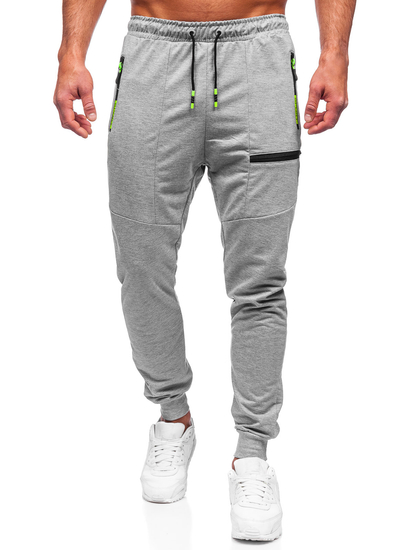 Pantalon jogger pour homme gris Bolf K10353