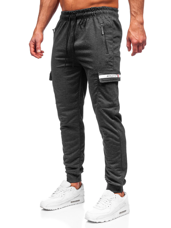 Pantalon jogger cargo pour homme graphite Bolf JX5063
