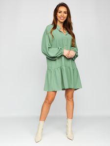 Robe pour femme verte menthe Bolf XY202118