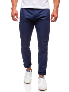 Pantalon chino pour homme bleu foncé Bolf KA6807-11