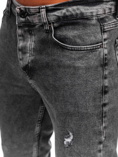 Homme Pantalon en jean slim fit Graphite Bolf 6642