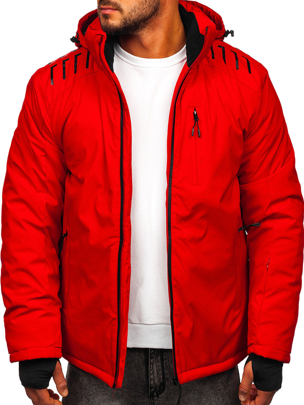 Blouson d'hiver pour homme rouge Bolf 6580