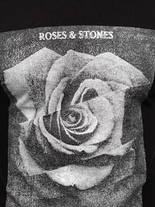 Tee-shirt en coton noir avec imprimé pour homme Bolf 2017