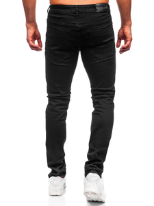 Homme Pantalon en jean slim fit Noir Bolf MP0087N