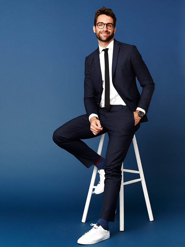 Cravate élégante étroite pour homme noire Bolf K001