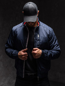 Homme Blouson de transition Bleu foncé Bolf 1907A1