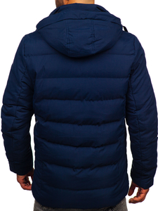 Homme Blouson d'hiver Bleu foncé Bolf 5M3136