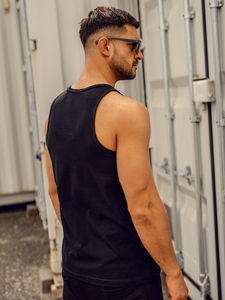 Homme Débardeur imprimé Noir Bolf 14855A