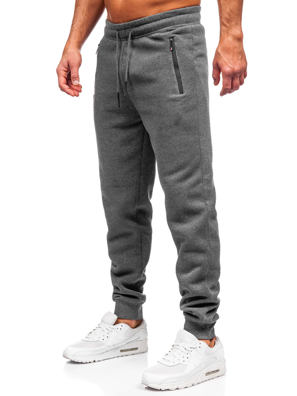 Homme Pantalon jogger Gris Bolf JX9816