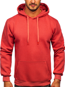 Sweat-shirt corail kangourou à capuche pour homme Bolf B1004