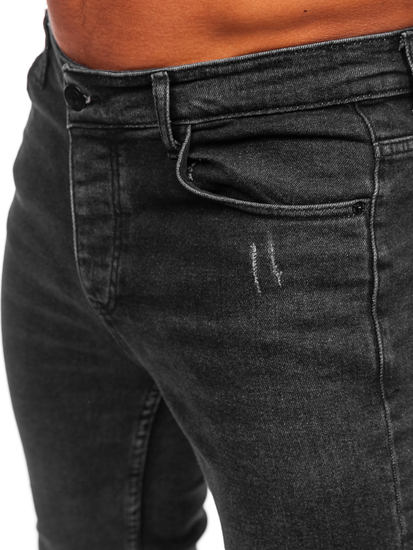 Homme Pantalon en jean regular fit Noir Bolf 6112