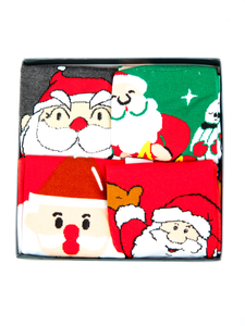 Homme Chaussettes de Noël Multicolore-1 Bolf M898-4P 4 PACK