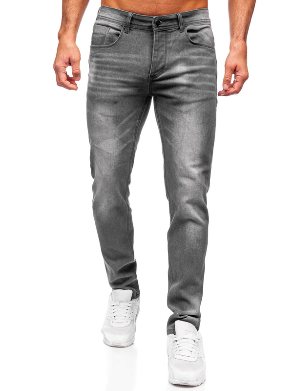 Homme Pantalon en jean regular fit Gris Bolf MP0199GC