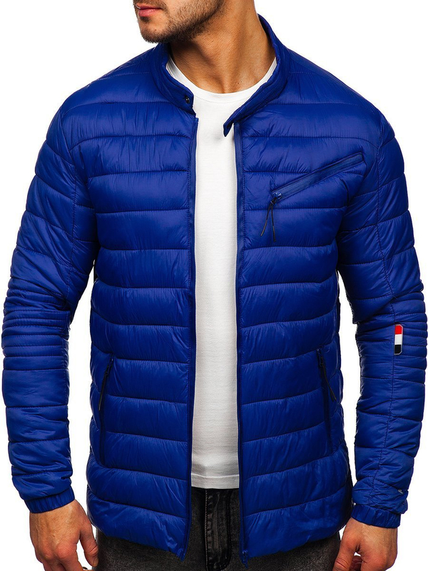 Blouson de transition bleu foncé pour homme Bolf M13006