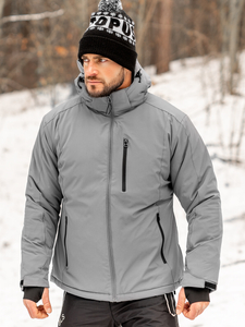 Blouson d'hiver sportif pour homme graphite Bolf HH011