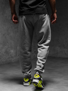 Homme Pantalon jogger Gris Bolf XW01-D