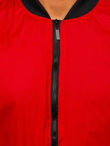 Blouson bomber de transition pour homme rouge Bolf 5M708