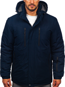 Homme Blouson d'hiver Bleu foncé Bolf 22M320