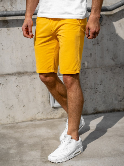 Short jaune pour homme Bolf 1142