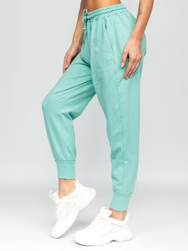 Pantalon sportif menthe pour femme Bolf 0011