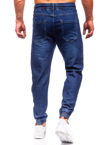 Homme Pantalon jogger en jean Bleu foncé Bolf 8130