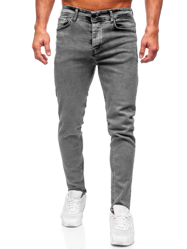 Homme Pantalon en jean regular fit Graphite Bolf 6345