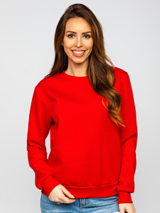 Sweat-shirt pour femme rouge Bolf W01