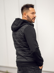 Blouson de transition pour homme noir Bolf KS2149