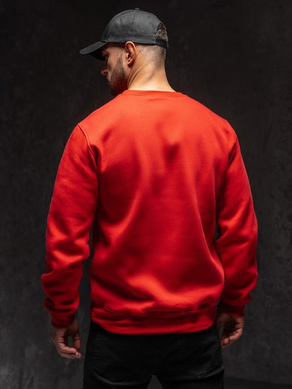 Homme Sweat-shirt Rouge Bolf 2001A1